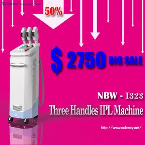 China big promotion three handles radiancy ipl beauty machines for unwanted hair removal wholesale