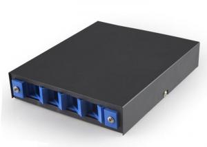 China 0.32kg 4 Port Fiber Optic Cable Box , SC ST FC Adapter Optical Fiber Distribution Box wholesale
