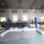Outdoor Water Play Game Inflatable Water Volleyball Court PVC Volleyball Field