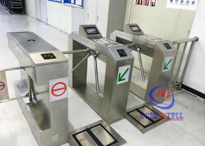China Intelligent Drop Arm Tripod Turnstile HS Code Mechanism With Rfid Card Readers wholesale
