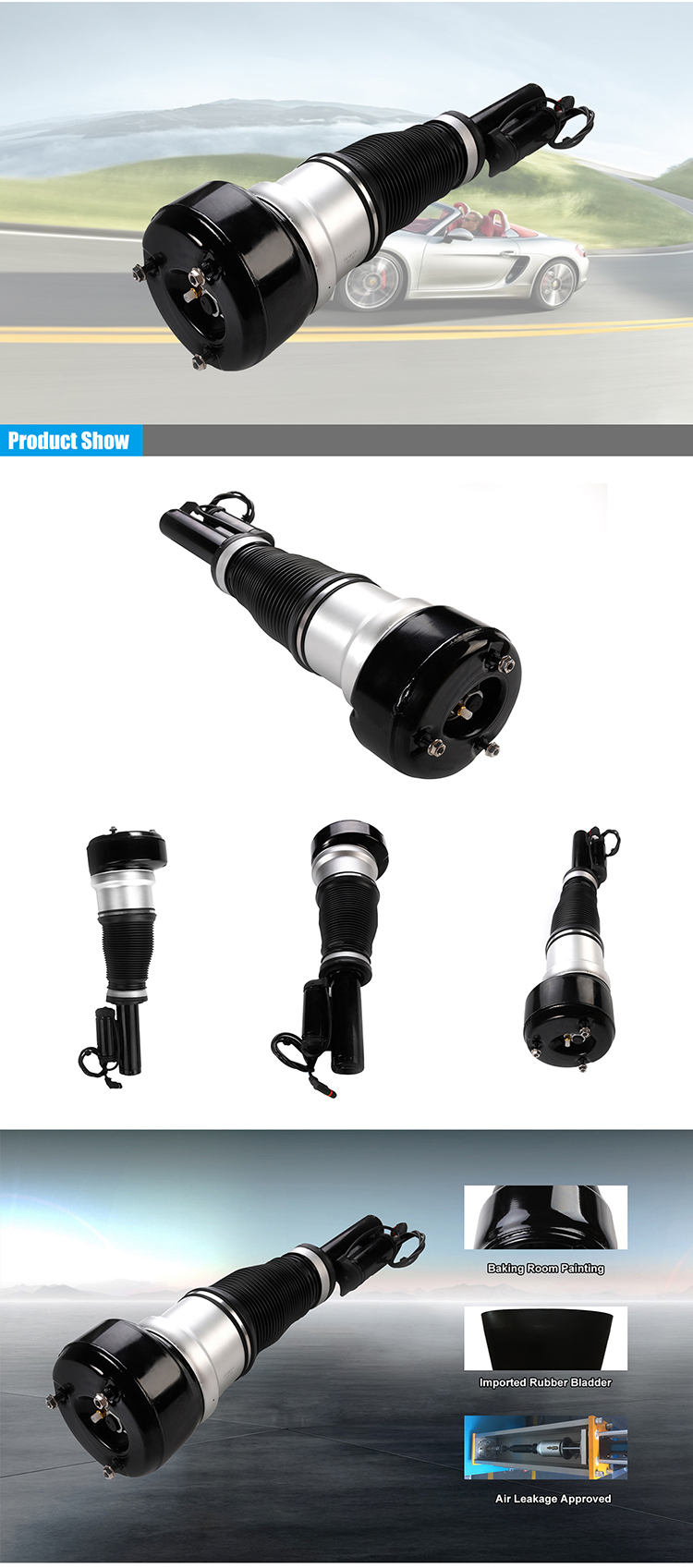 Mercedes Parts Air Shock Absorber For W221 Front Left OE 2213204913