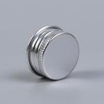 Aluminium Shiny Silver Disc Top Caps 20/410 For Food Skin Personal Care