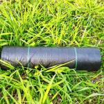 6 x 33 feet Sheet Woven Weed Control Fabric - Stabilized Black Heavy Duty 3 oz