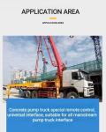 Universal Concrete Pump Remote Control For Schwing SANY Zoomlion Xugong