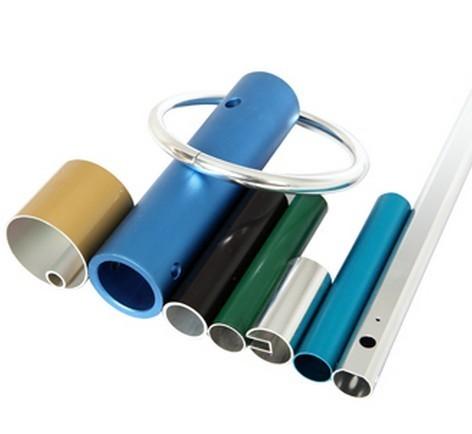 Quality Powder Coated Anodized Aluminum Extruded Tubing / Aluminum Round Tubing With CNC Machining for sale