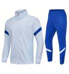 Custom Soccer Tracksuit Jacket Sport Training Tracksuit Quick Dry Men 2 Piece