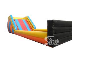 China 5.0m high inflatable zorb ball race slope with safety stopper for kids outdoor chanllenge wholesale