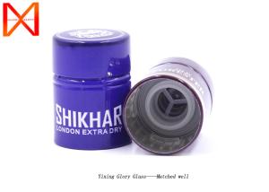 China SGS FDA Approval Vial Glass Bottle Cap 28*30mm With Inside Glass Ball Lightweight wholesale