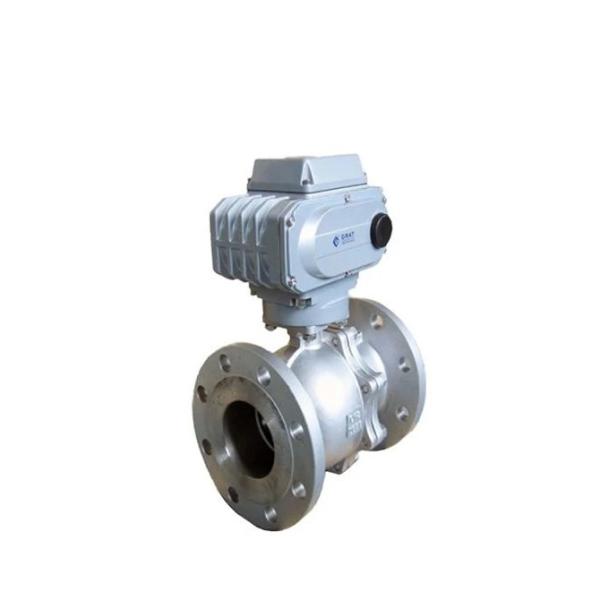 AC220V DN15 - DN250 Electric Control Valve Stainless Steel Water Flow Rate