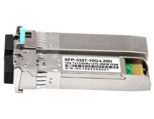 China Single Fiber 10G SFP+ Optical Transceiver 10km 20km LR SFP Module LC Connector DDM wholesale