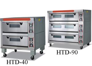 China Bakeries Commercial Electric Gas Deck Oven With Steam / 2 - 9 Trays wholesale