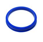 Blue Wheel Center Bore Plastic Hub Rings 65.1 To 72.6 Mm For Chevy / Chevrolet