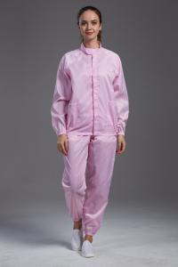 China Dust Free Food Processing Clothing With 98% Polyester Fiber And 2% Conductive Fiber Material wholesale