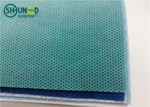China Anti Static PP Spunbond Non Woven Fabric 35gsm 10cm - 320cm Width For Surgical Gown wholesale