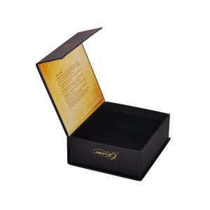 China Black Hard Cardboard Wig Box Magnetic CMYK Printing Multipurpose wholesale