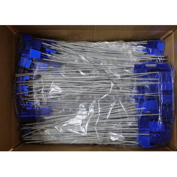 4.01KN Tensile Strength Cable Security Seals With Pull Tight Locking Mechanism