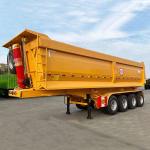 4 Axes 80 Tons 12R20 (12R22.5 Can Be Customized) Tires Original Axle Dump Semi