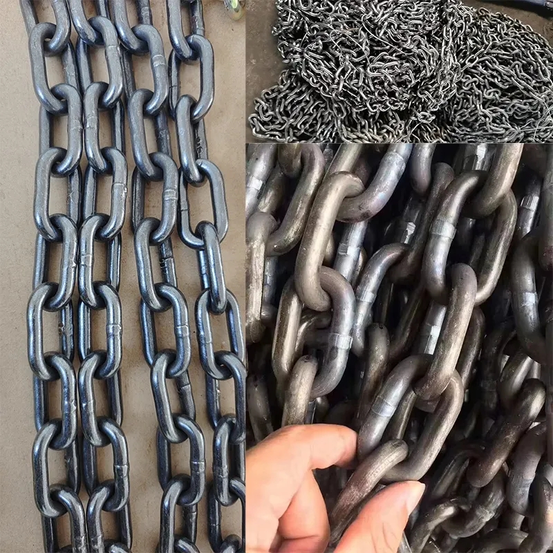 Heavy Duty G70 Transport Galvanized Car Tow Chains with Hooks Test Load 48kN