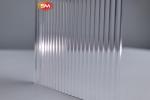 Customized Size Transparent Clear Striped PMMA Textured Acrylic Sheet For Home