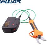 SWANSOFT Garden Metal Electric Pruner Scissors 4Ah Battery Cutting Pruning Shear