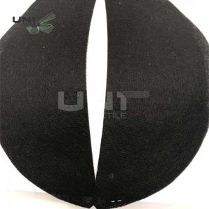 China Cotton Canvas Sewing Womens Shoulder Pads Eco - Friendly Black Color wholesale