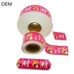 Color Flexography Printing Salami Casings Polyamide Material Plastic Sausage