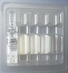 Eco-friendly PET Vial Tray For 1ml~10ml Water Injection Vials