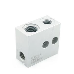 China Customized Metal Hydraulic Blocks Metal Processing CNC Machining Parts wholesale