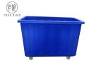 Customized Rotational Molding 300kg Recycling Plastic Laundry Storage Cart With