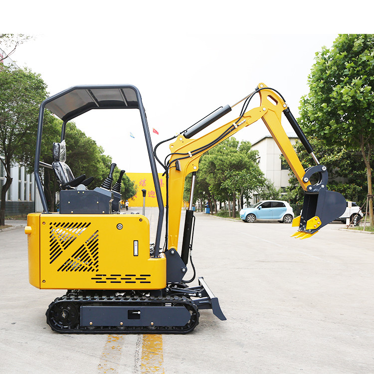 Digging Trenches Small Digger 1.8 Ton Crawler Towable Gasoline Micro Earth Moving Machinery Mini Excavator