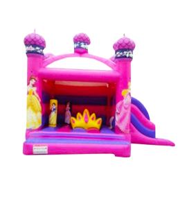 China Princess Inflatable Bouncy House jumping With Pillar And Crown wholesale