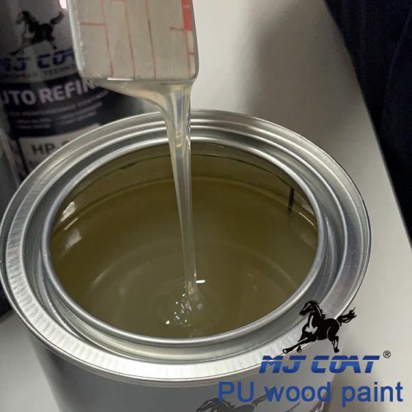 Gloss Protective Polyurethane PU Wood Paint Dry 2-3 Hours Low Odor