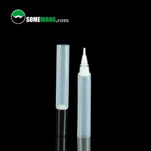 China 15ml Screw Caps Brush Head Lip Gloss Tube Cosmetic Packaging Container Tube wholesale