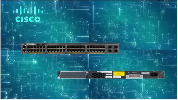 Original Cisco Catalyst 2960 X Series Switches 48 Port Gigabit PoE Network