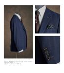 Windproof Men's Business Suit And Blazer 2 Pieces Coat Pants Formal Wedding Wear