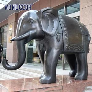 China Brass Casting Elephant Custom Bronze Sculpture Hotel decoration wholesale
