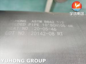 China Titanium Alloy Welded Pipe ASTM B862 Ti2 UNS R50400 Manufacturer wholesale