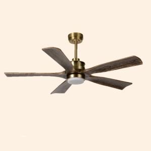 China American Style Vintage Decorative Fan Ceiling 220v Winding Powered Ceiling Fan With Light wholesale