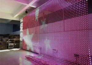 China Outdoor Flexible Led Display Background Curtain Video Mesh LED Screen wholesale