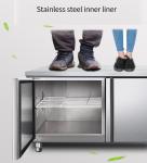 400L Glass Door 1200mm Commercial Bench Display Fridge Microelectronics CPU