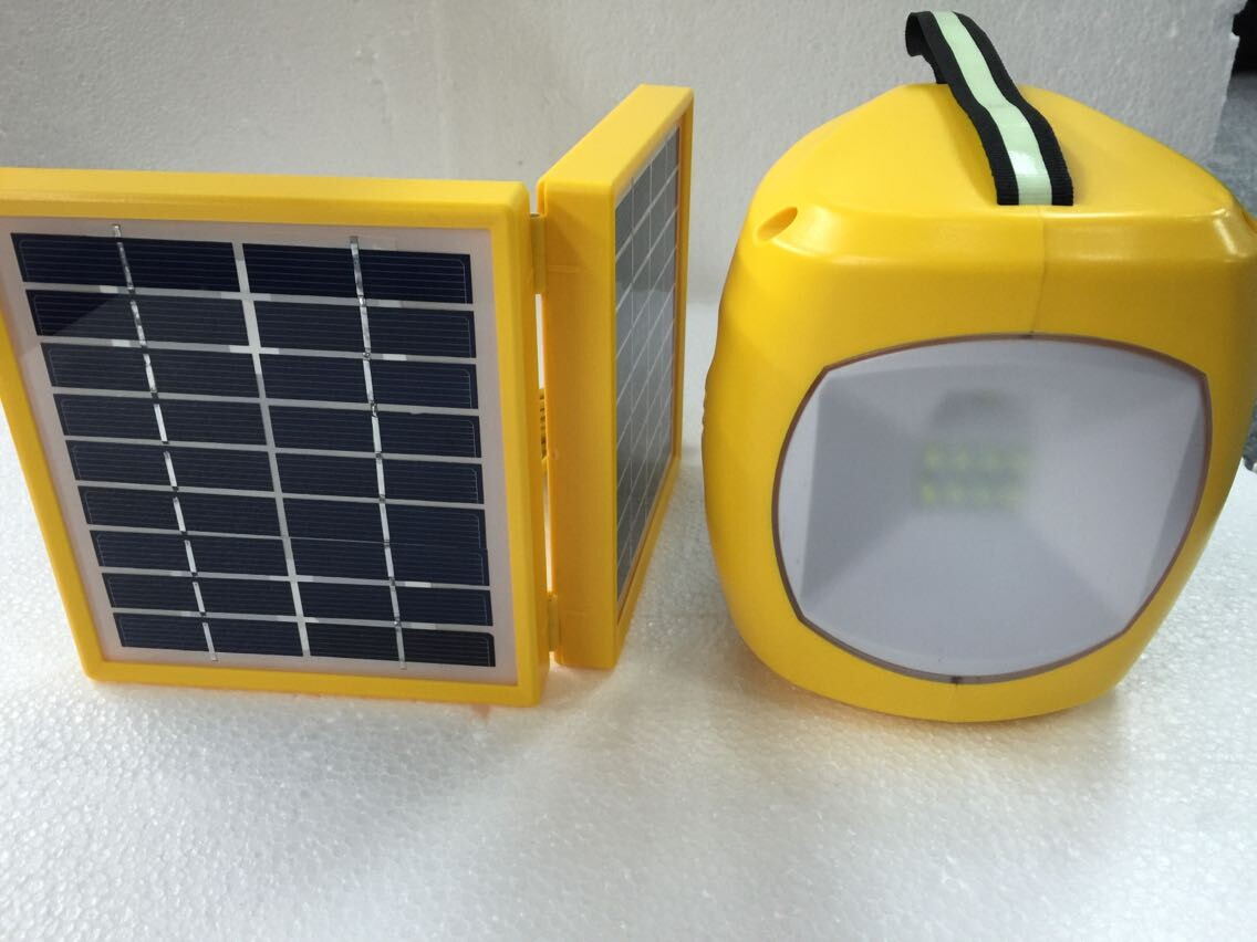 Best selling solar lantern with mobile phone charger / 2pcs solar panel / 9pcs led lights