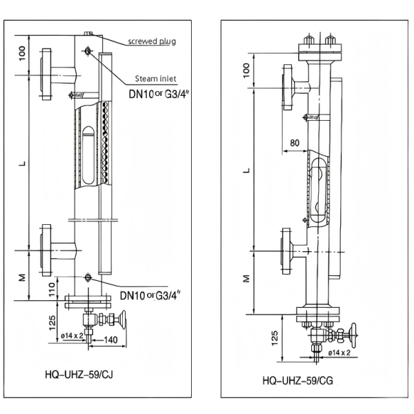 Insulated Jacket Type Magnetic Flap Level Gauge