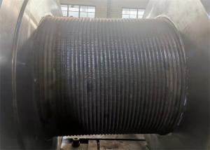 China Tower Crane Lbs Grooved Winch Drum 1500mm Large Diameter Cable Steel Material wholesale