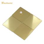 Astm 4x8 Stainless Steel Wall Panels Hairline NO.4 Brushed Surface PVD Coated