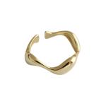 925 Sterling Silver Jewellery Unique Open Ring For Women Irregular Geometric
