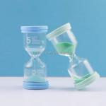 Bathroom Ten Minute Hourglass Sand Timer Blue orange red White Sand Timer