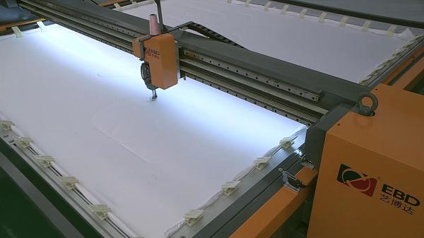 Durable Computerized Single Needle Quilting Machine , Blanket Industrial