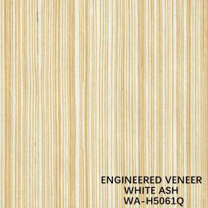 China Recon Ash Wood Veneer Sheets Yellow Color Quarter Cut WA-H5061Q For Doors / Windws on sale