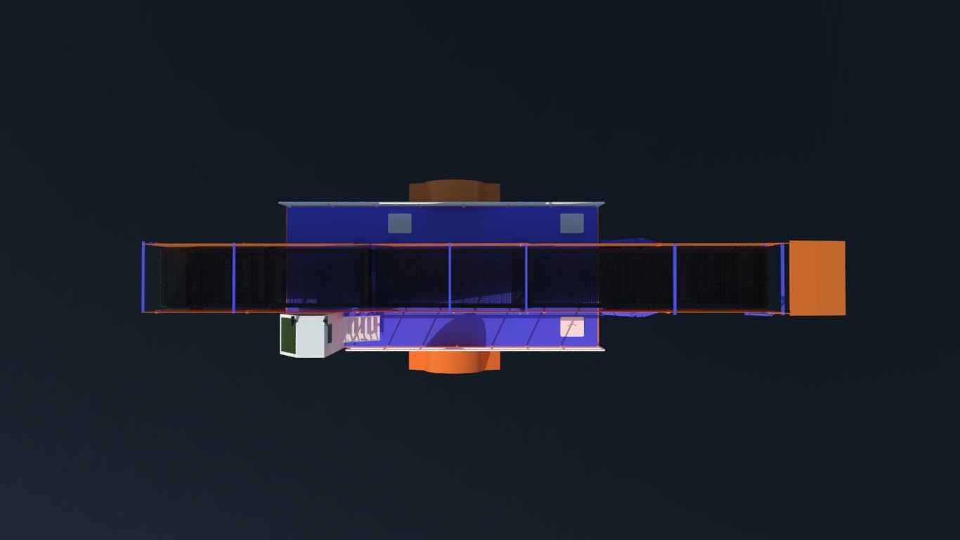 Hyaraulic Propulsion Aquatic Weed Transportation Barge With 45cbm loading capacity