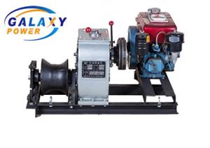 China 3Ton Gasoline Powered Single Wheel Winch Cable Pulling Equipment wholesale